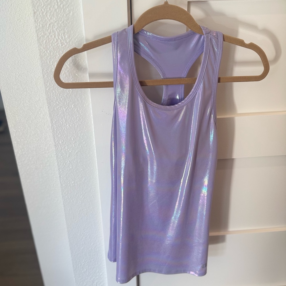 Like New! EleVen by Venus W- Shimmering Lavender Tank Top - Iridescent (Small)